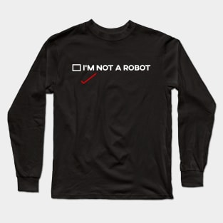 ROBOT CHECK Long Sleeve T-Shirt